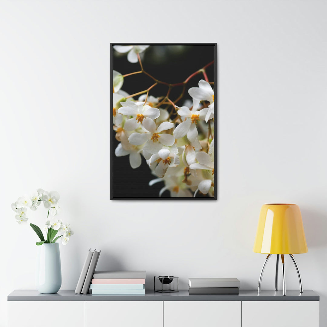 Floral Network - Canvas with Frame - Visiting This World