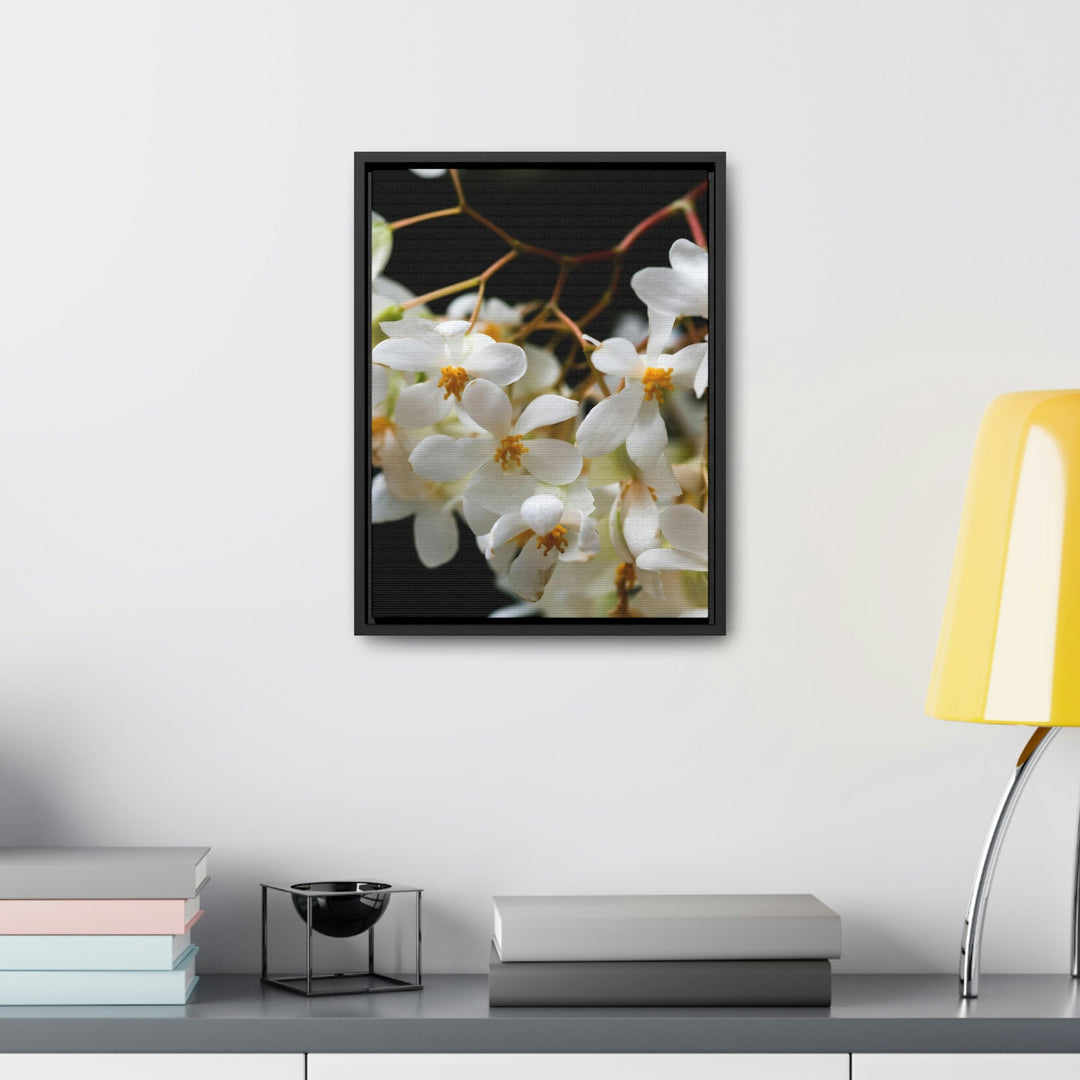 Floral Network - Canvas with Frame - Visiting This World