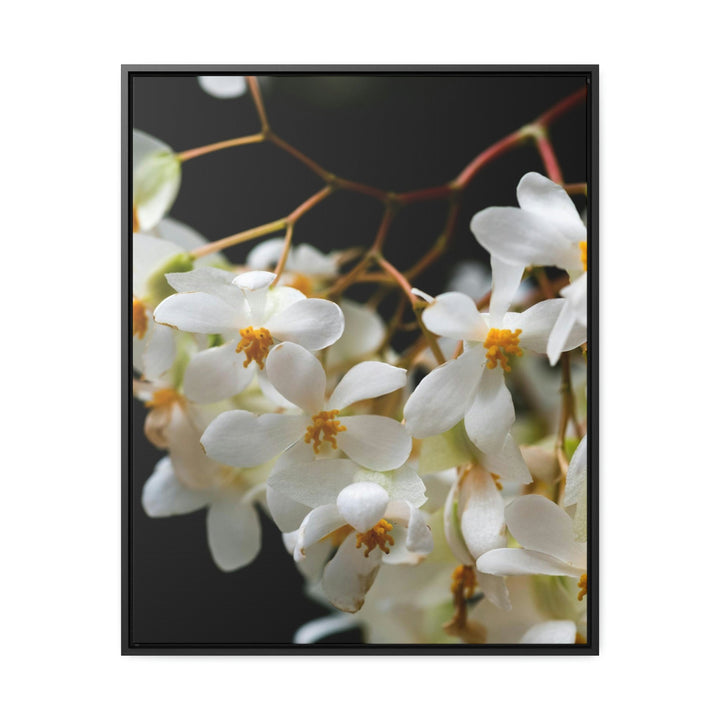 Floral Network - Canvas with Frame - Visiting This World