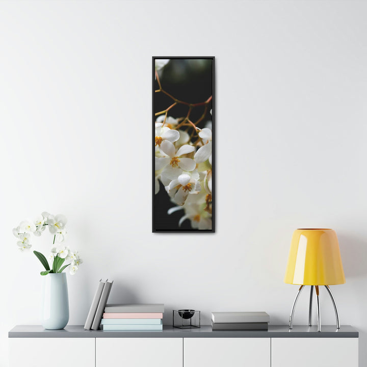 Floral Network - Canvas with Frame - Visiting This World