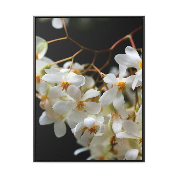 Floral Network - Canvas with Frame - Visiting This World