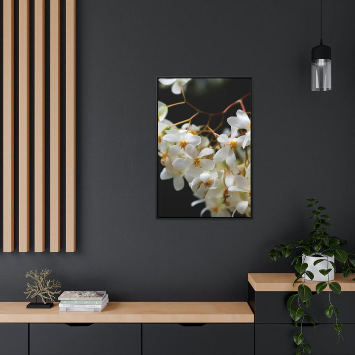 Floral Network - Canvas with Frame - Visiting This World