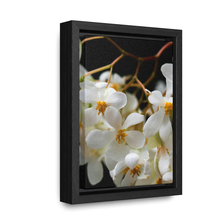 Floral Network - Canvas with Frame - Visiting This World