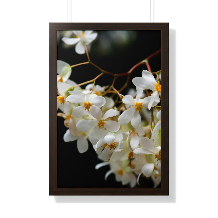 Floral Network - Framed Print - Visiting This World