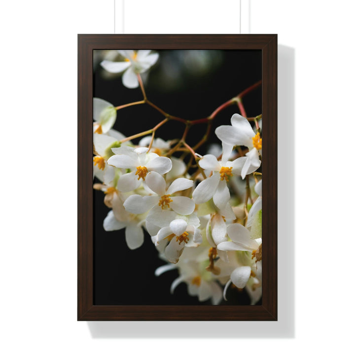 Floral Network - Framed Print - Visiting This World