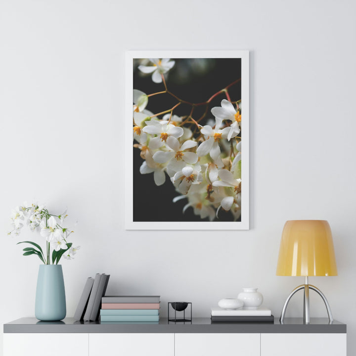 Floral Network - Framed Print - Visiting This World