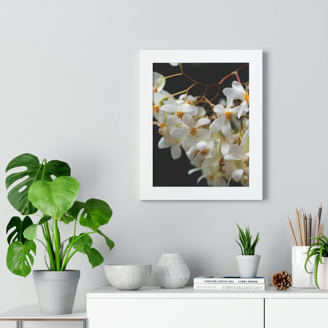 Floral Network - Framed Print - Visiting This World