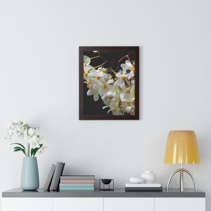 Floral Network - Framed Print - Visiting This World