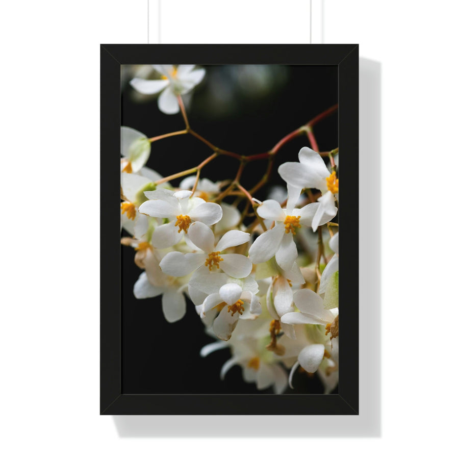 Floral Network - Framed Print - Visiting This World