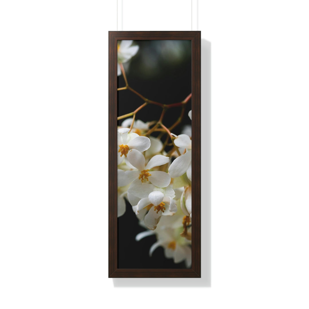 Floral Network - Framed Print - Visiting This World