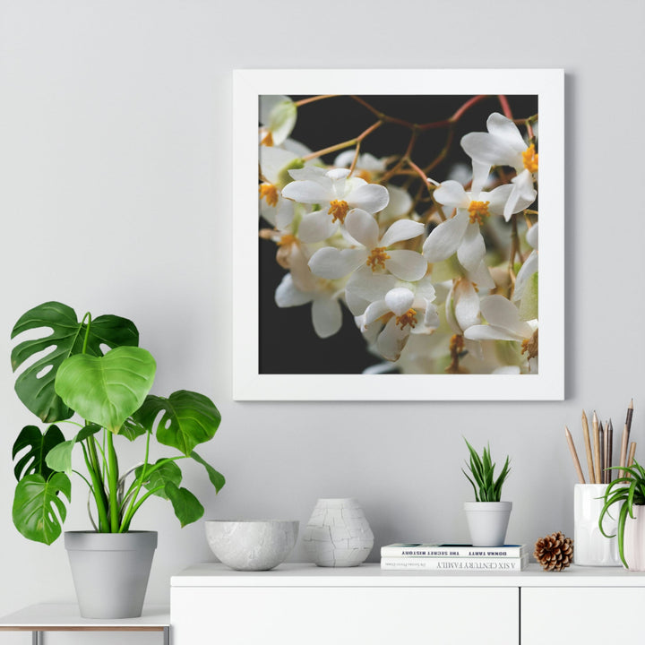 Floral Network - Framed Print - Visiting This World