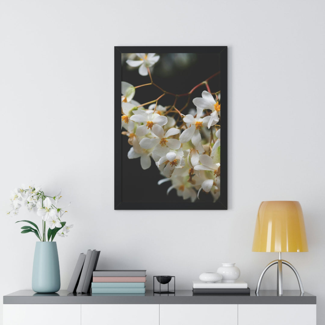 Floral Network - Framed Print - Visiting This World