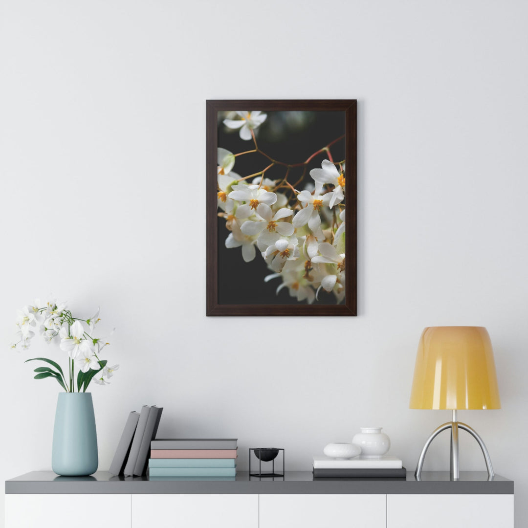 Floral Network - Framed Print - Visiting This World