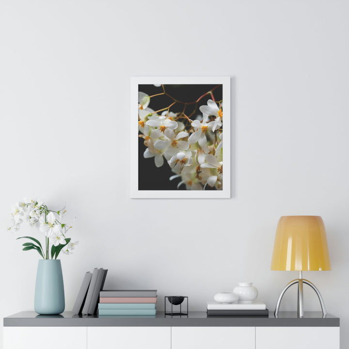 Floral Network - Framed Print - Visiting This World