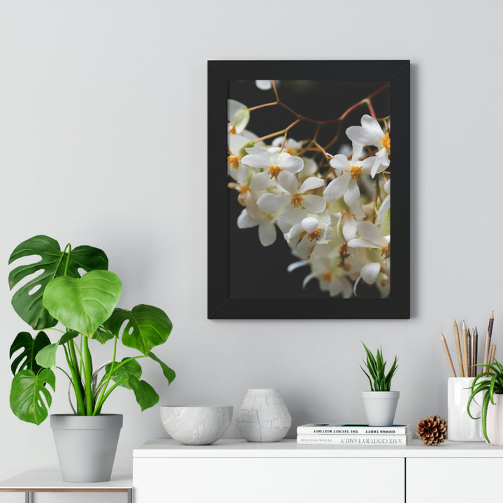 Floral Network - Framed Print - Visiting This World