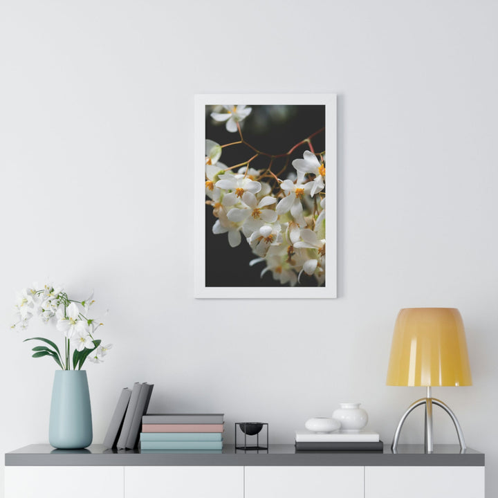 Floral Network - Framed Print - Visiting This World