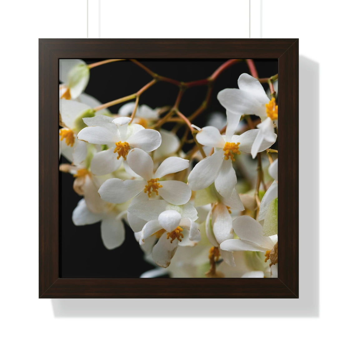 Floral Network - Framed Print - Visiting This World