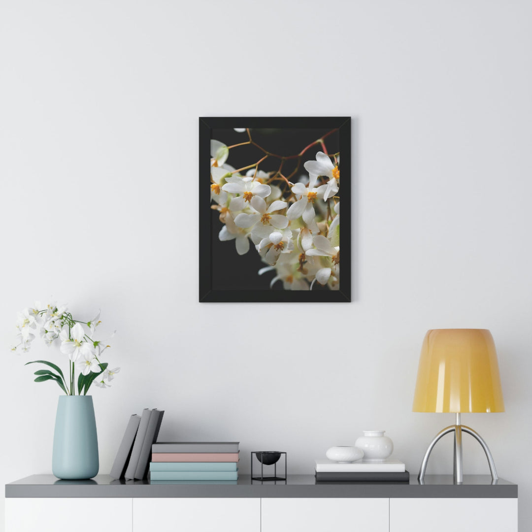 Floral Network - Framed Print - Visiting This World