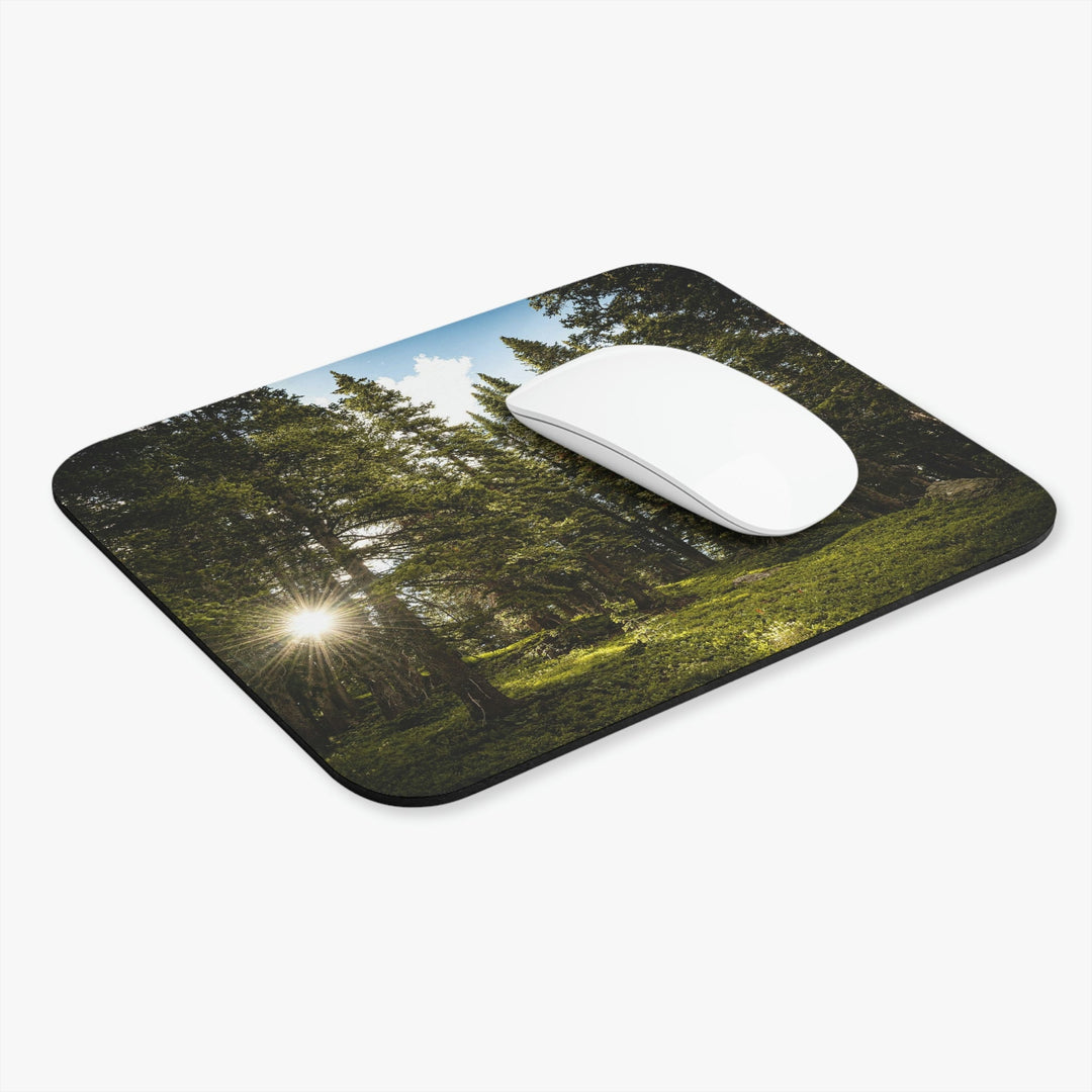 Forest Light - Mouse Pad (Rectangle) - Visiting This World