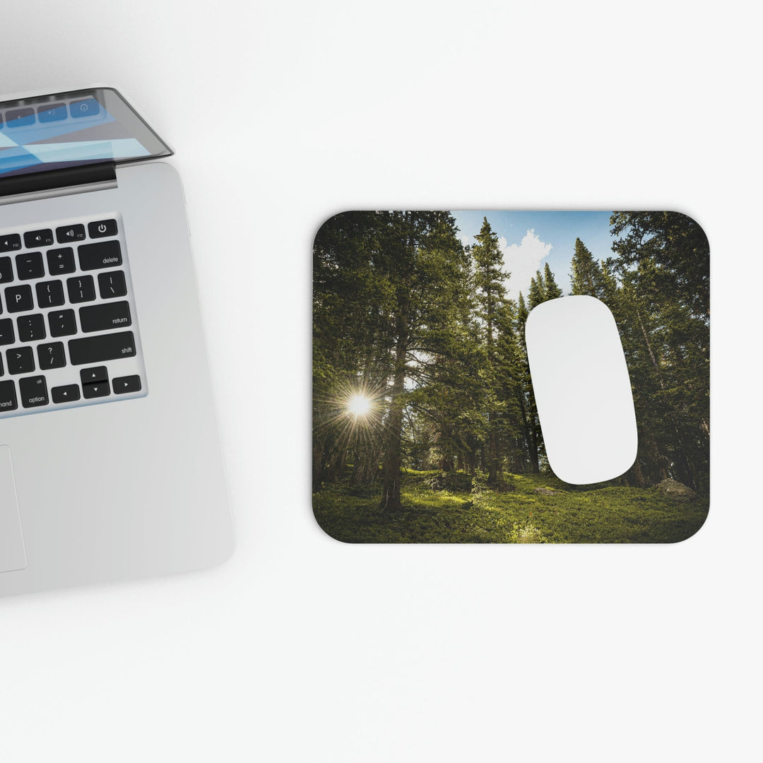 Forest Light - Mouse Pad (Rectangle) - Visiting This World