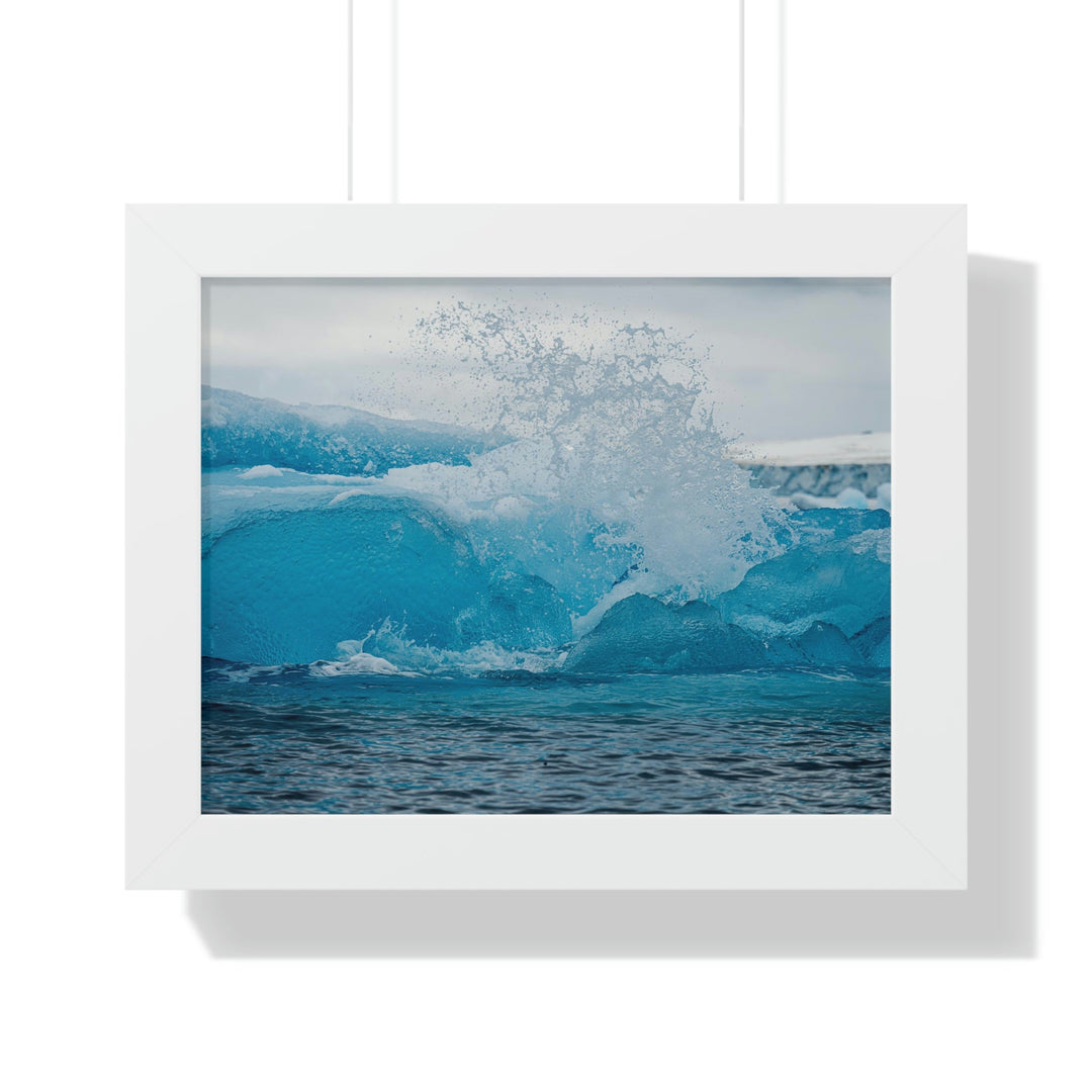 Freezing Splash - Framed Print - Visiting This World