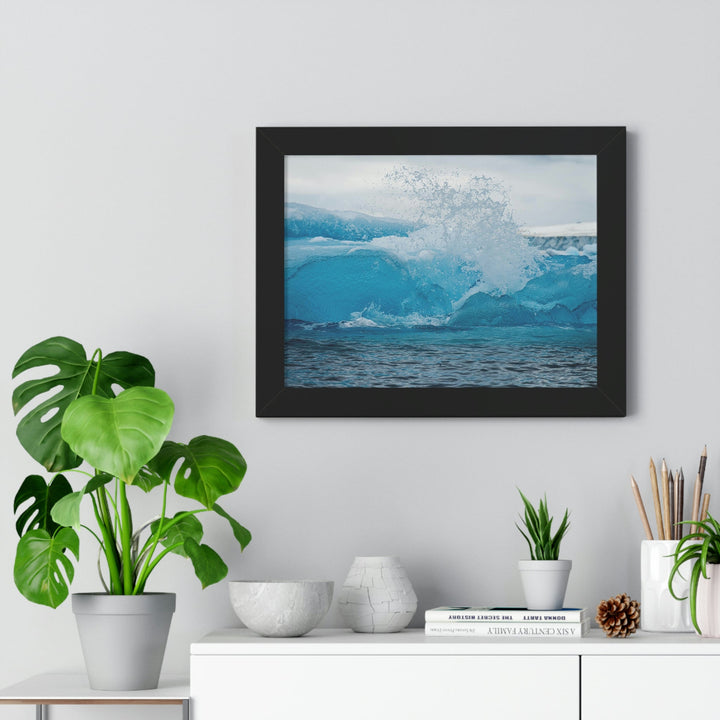 Freezing Splash - Framed Print - Visiting This World