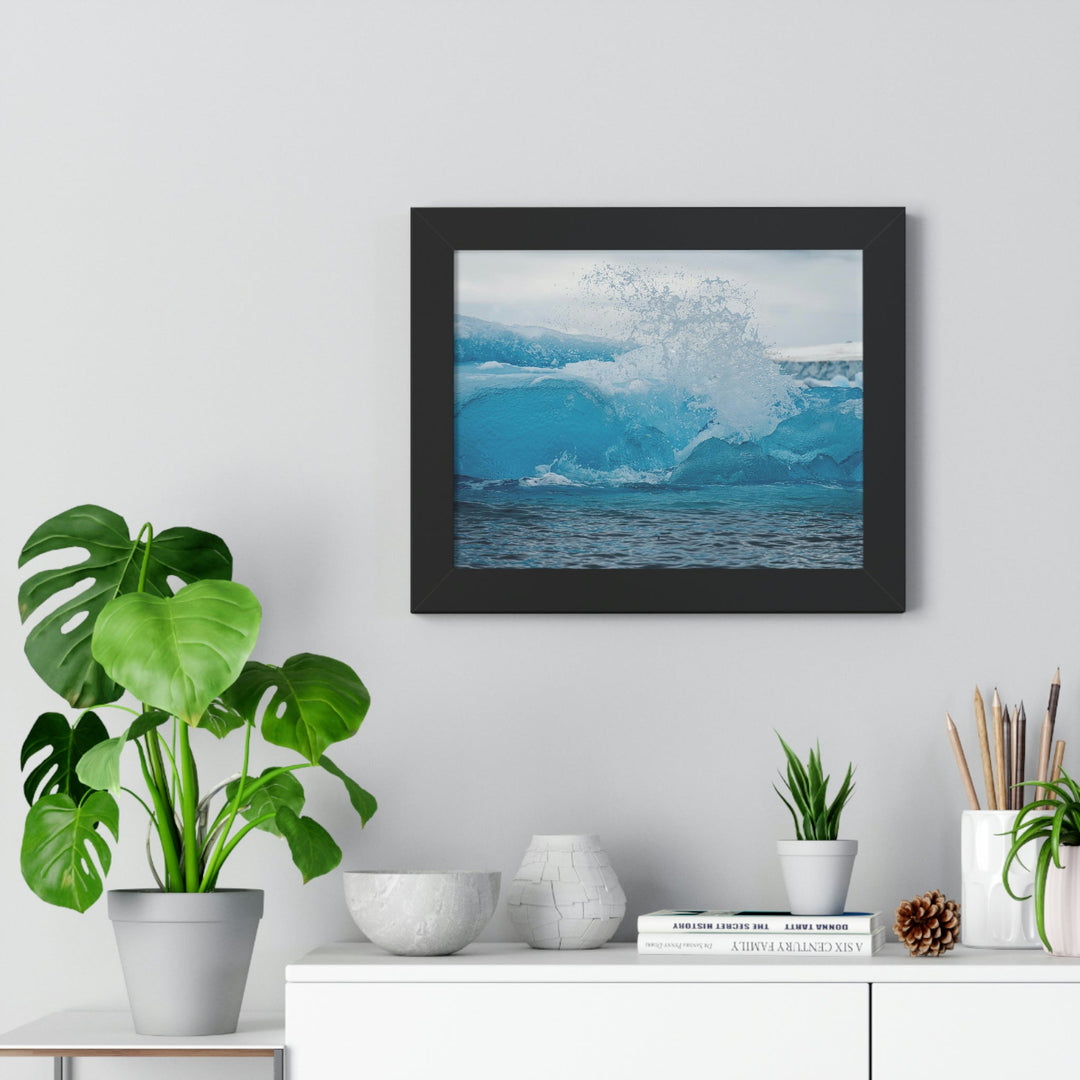 Freezing Splash - Framed Print - Visiting This World