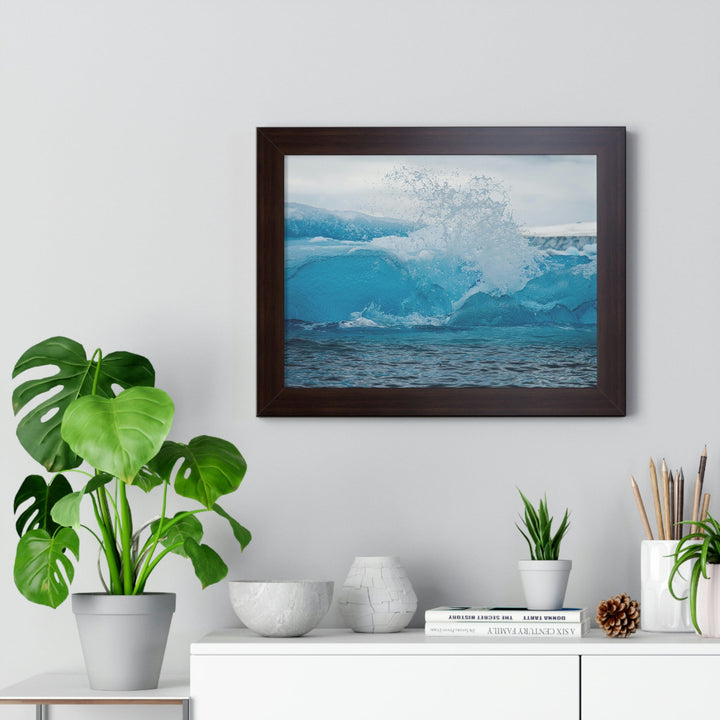 Freezing Splash - Framed Print - Visiting This World