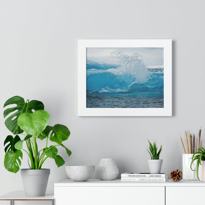 Freezing Splash - Framed Print - Visiting This World