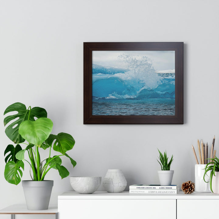 Freezing Splash - Framed Print - Visiting This World