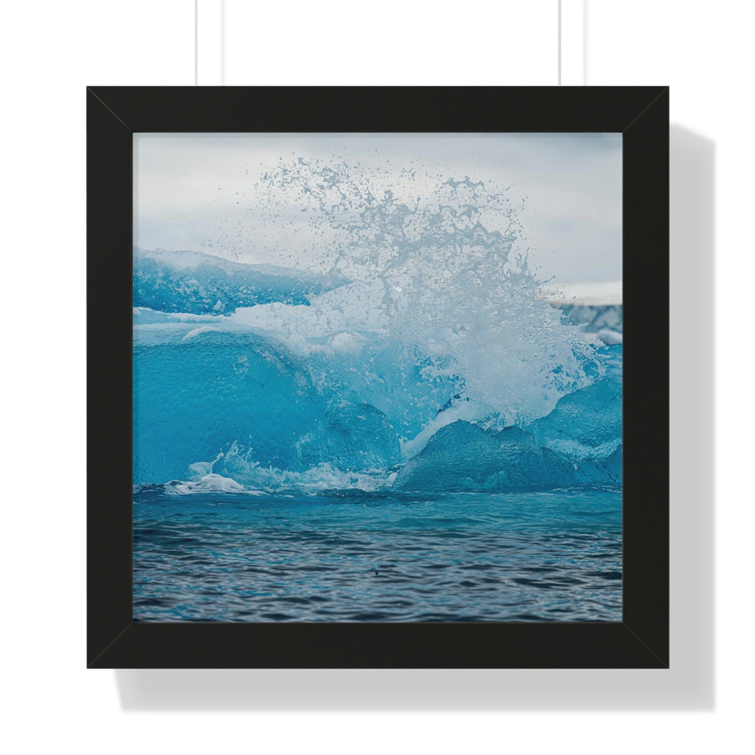 Freezing Splash - Framed Print - Visiting This World