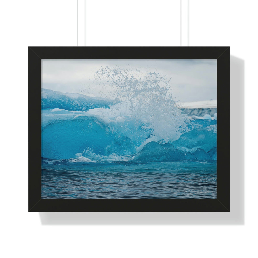 Freezing Splash - Framed Print - Visiting This World