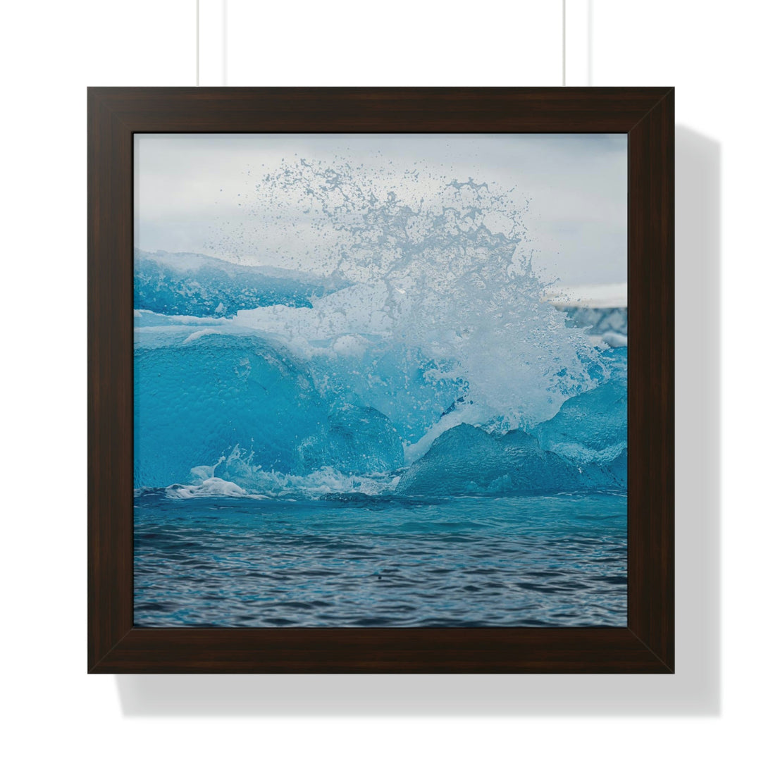 Freezing Splash - Framed Print - Visiting This World