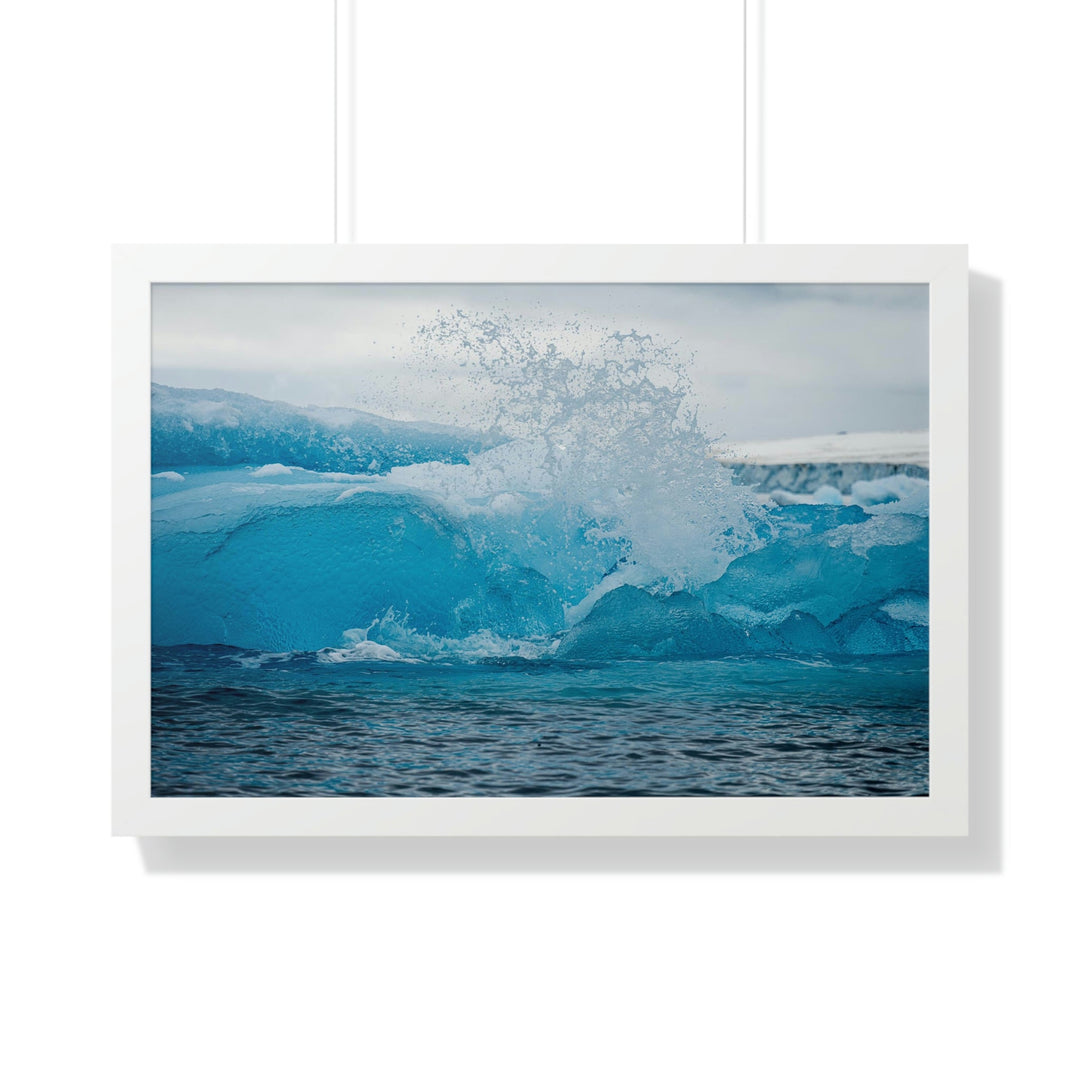 Freezing Splash - Framed Print - Visiting This World