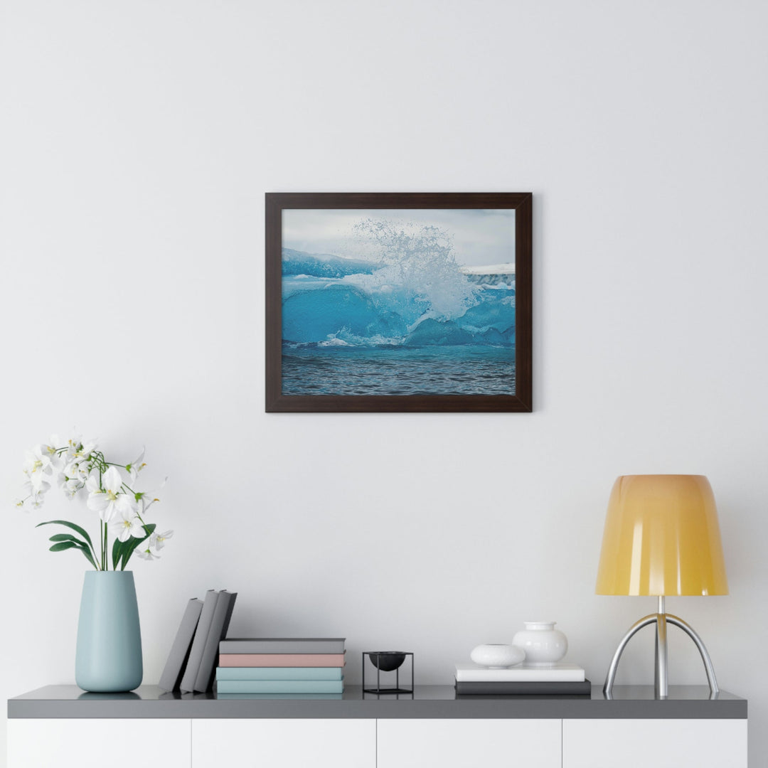 Freezing Splash - Framed Print - Visiting This World