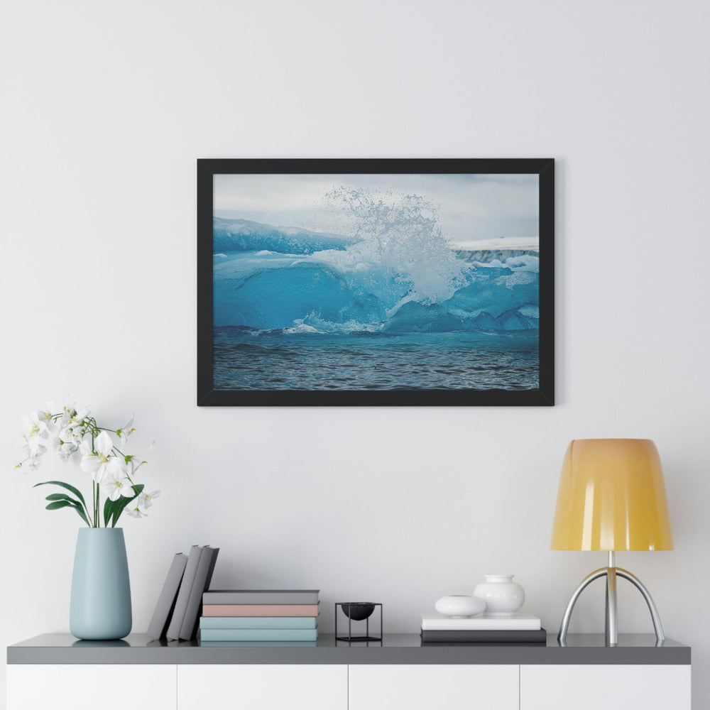 Freezing Splash - Framed Print - Visiting This World