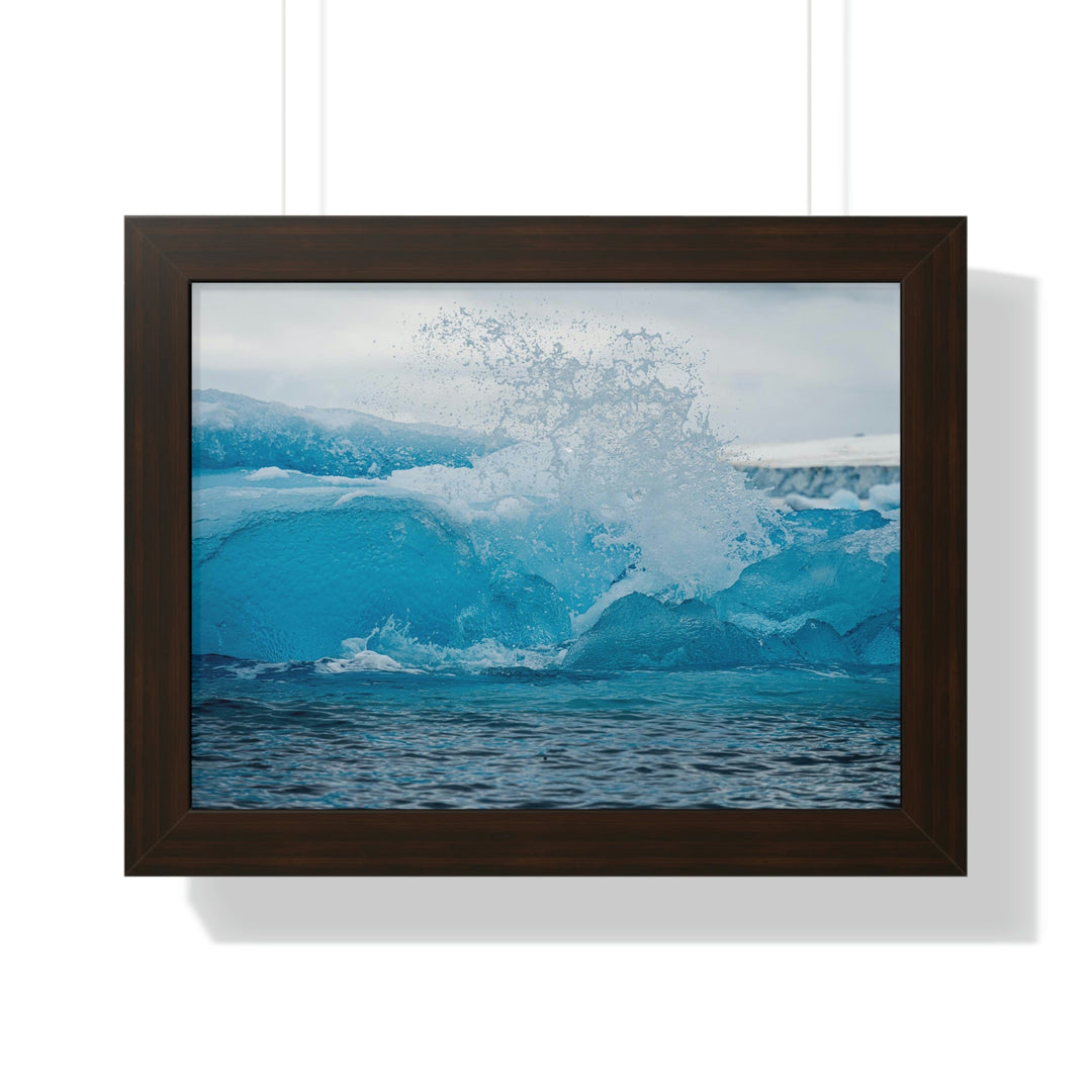 Freezing Splash - Framed Print - Visiting This World