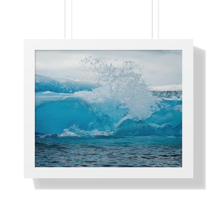 Freezing Splash - Framed Print - Visiting This World