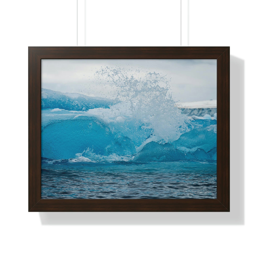 Freezing Splash - Framed Print - Visiting This World