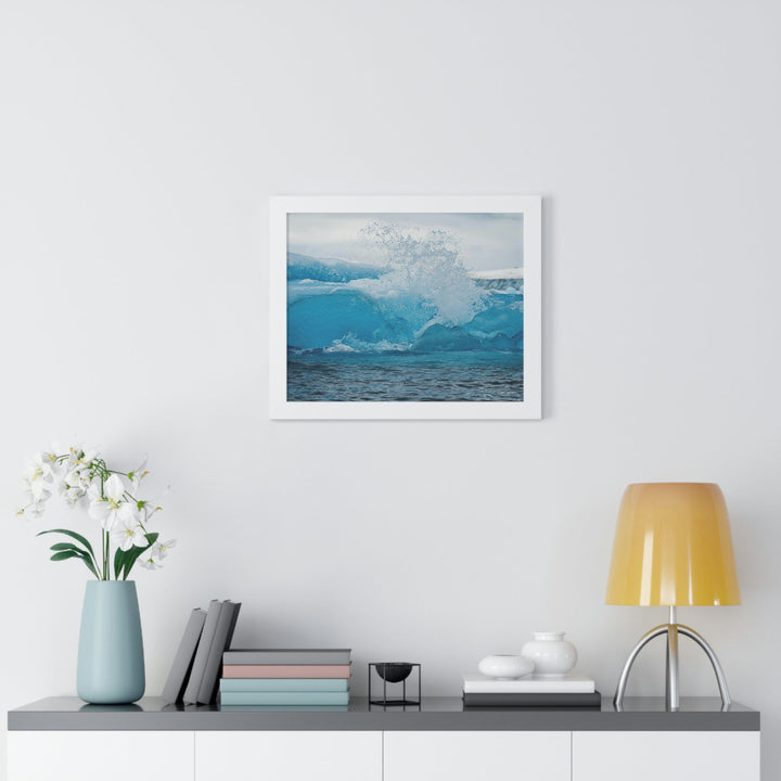 Freezing Splash - Framed Print - Visiting This World