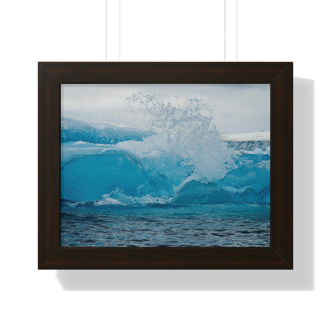 Freezing Splash - Framed Print - Visiting This World