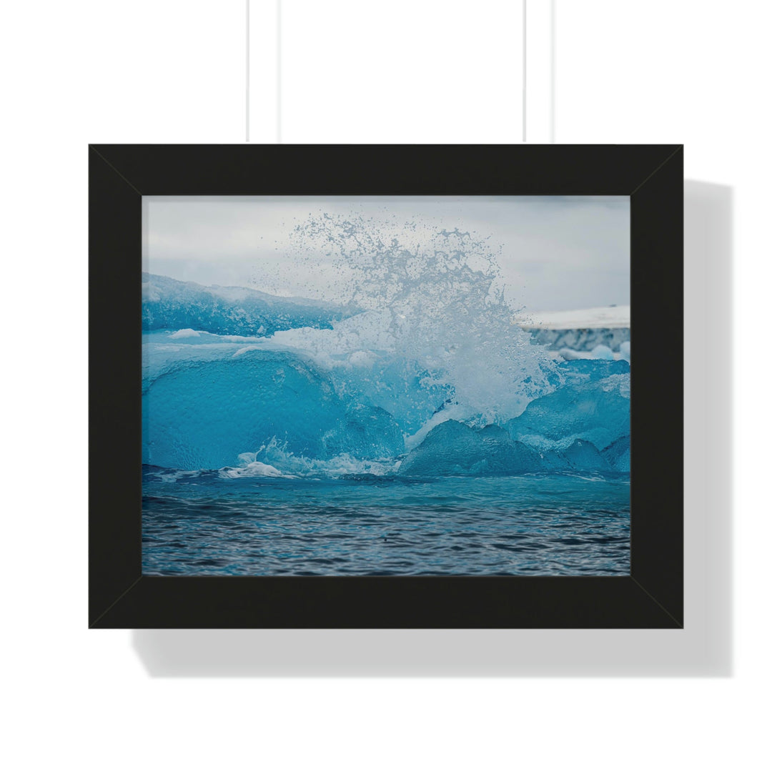 Freezing Splash - Framed Print - Visiting This World