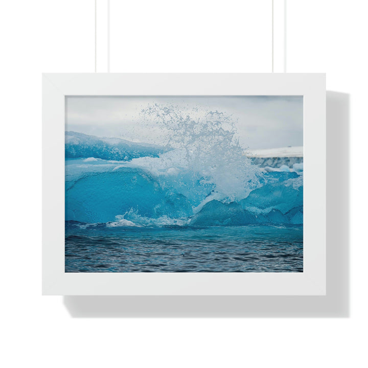 Freezing Splash - Framed Print - Visiting This World