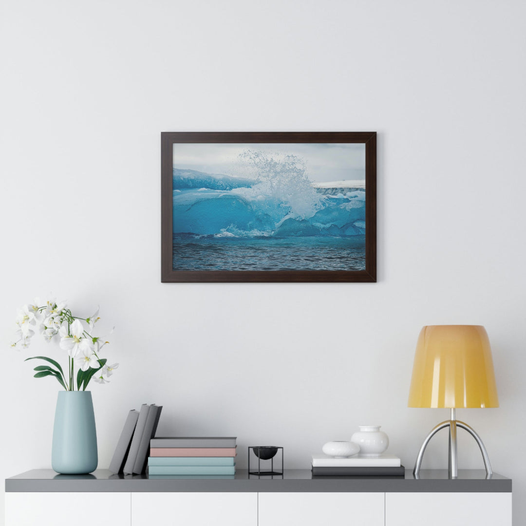 Freezing Splash - Framed Print - Visiting This World