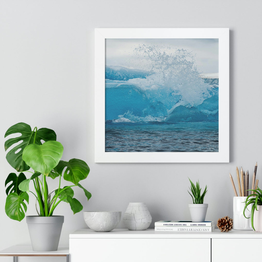 Freezing Splash - Framed Print - Visiting This World