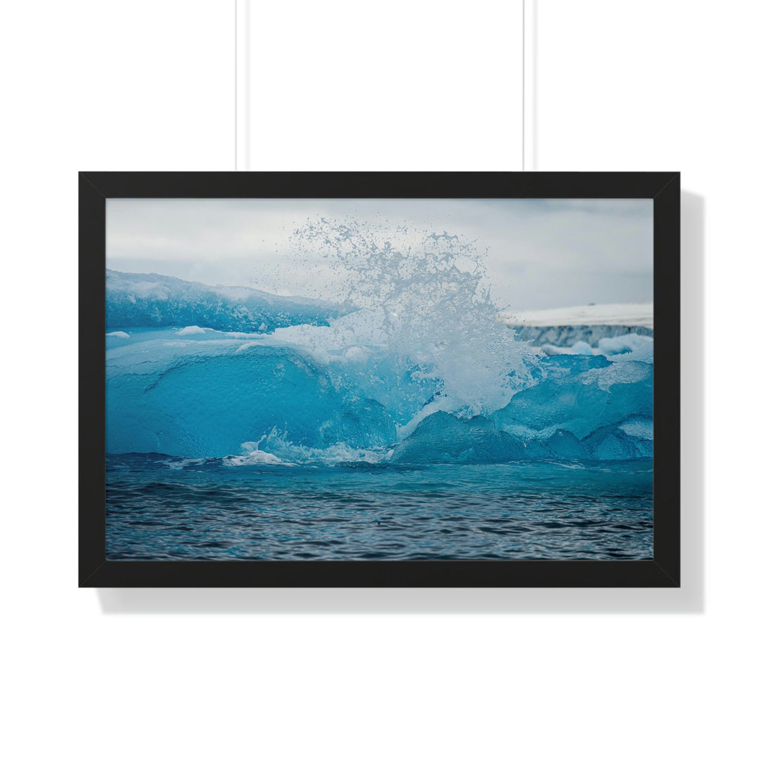 Freezing Splash - Framed Print - Visiting This World