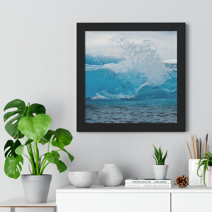 Freezing Splash - Framed Print - Visiting This World