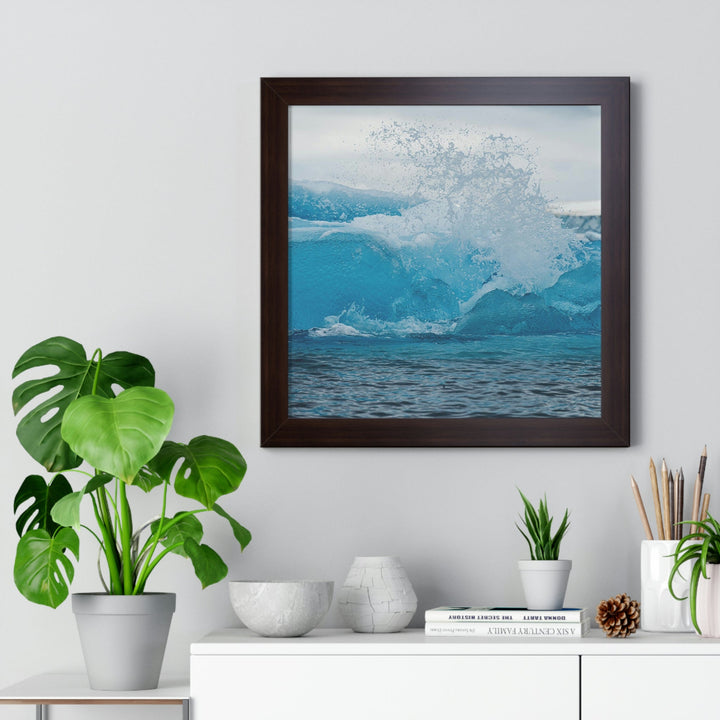 Freezing Splash - Framed Print - Visiting This World