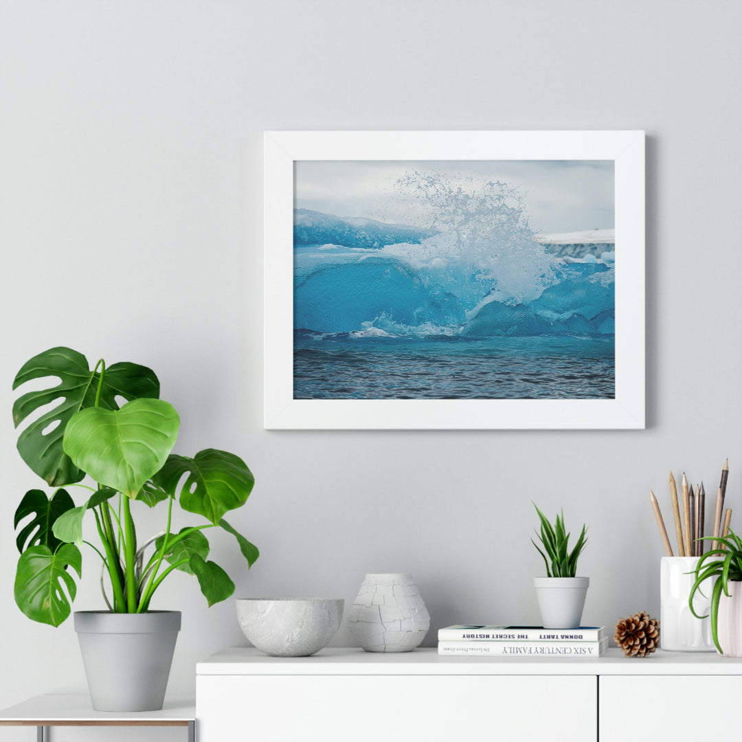 Freezing Splash - Framed Print - Visiting This World