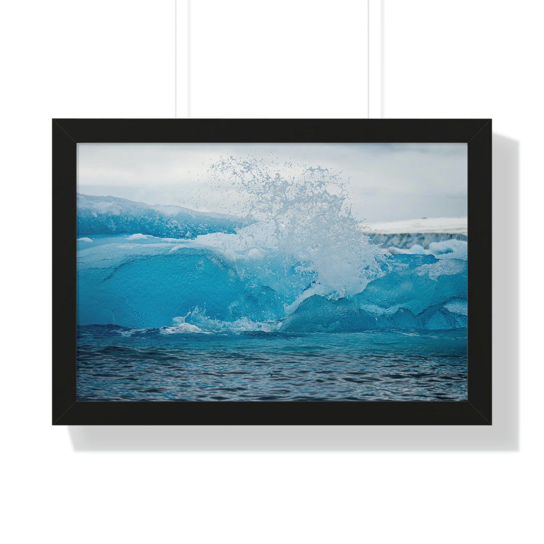 Freezing Splash - Framed Print - Visiting This World